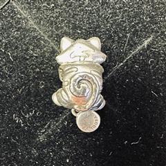 Pandora Sterling Silver Kitten with Yarn Ball Charm